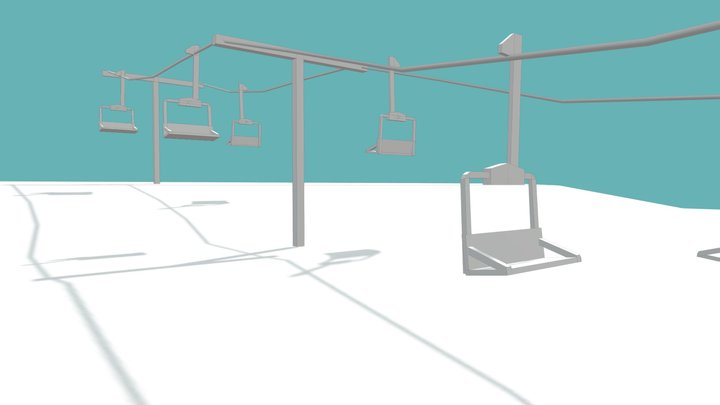 Skilift (ps1) 3D Model