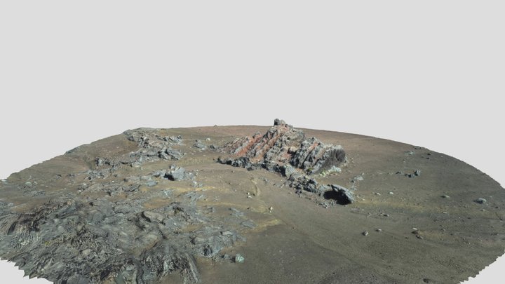 rocher_plaine_des_sables 3D Model