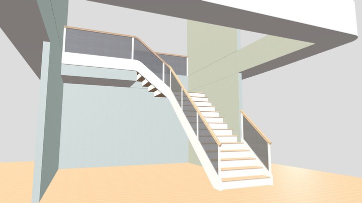 Pauls Ln - Creative Custom Railings 3D Model