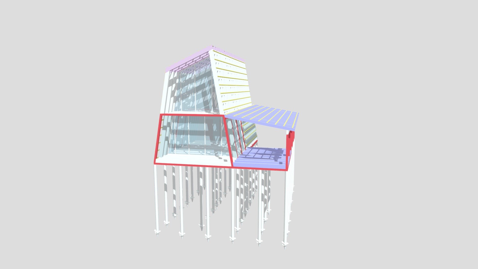 Maili A-frame - 3D model by LSTK_BUILDING (@erik.vanyan013) [777a5d3 ...