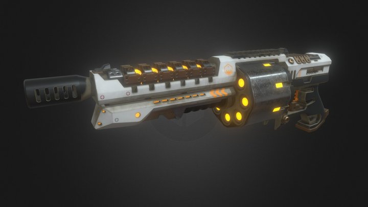 Shotgun SG-01 (WARNING) 3D Model