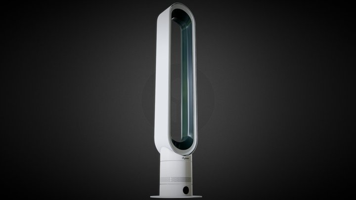 Bladeless Dyson Fan – Clean Product Model