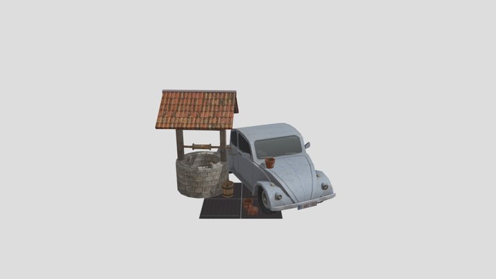 DAE 5 Finished props - Grandma's House 3D Model