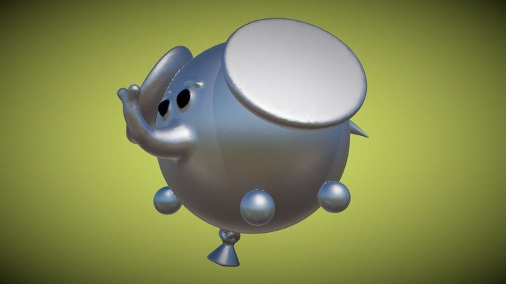 Medium | Elephant-Balloon 3D Model