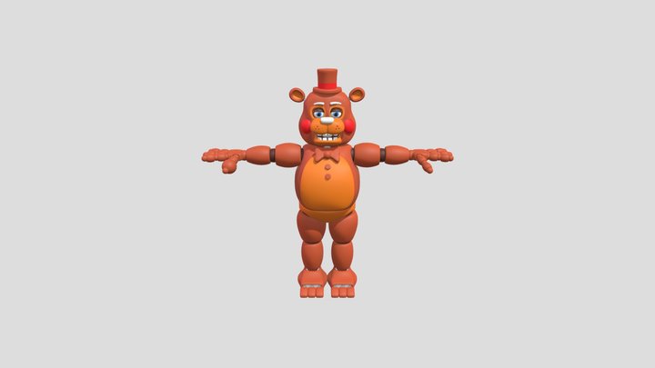 Toy Freddy V2(1) 3D Model