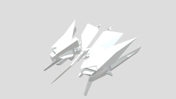 A White Raven (v2) 3D Model