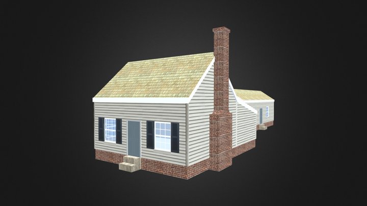 18th century store & lumberhouse 3D Model