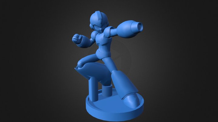 Mega Man Zombicide Survivor 3D Model