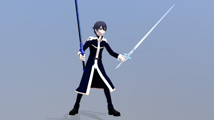 FREE MMO RPG Male 4K High-Contrast FBX