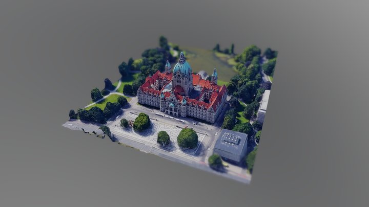 Neues Rathaus Hannover 3D Model