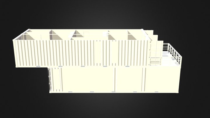 Modelo Casa Conteiner L2 3D Model
