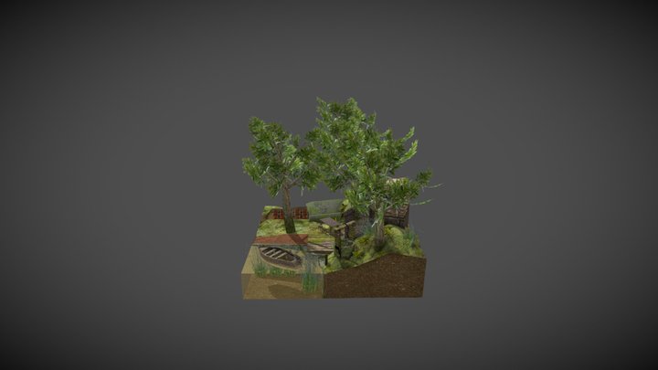 Diorama Forest Loner | Matthias Verhuyck 3D Model