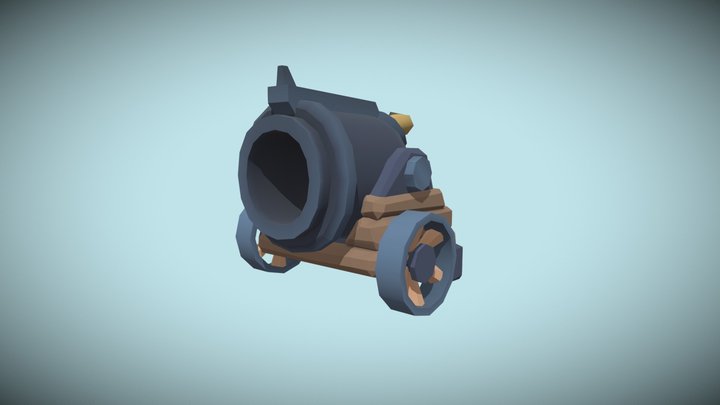 Casual Cannon 3D Model