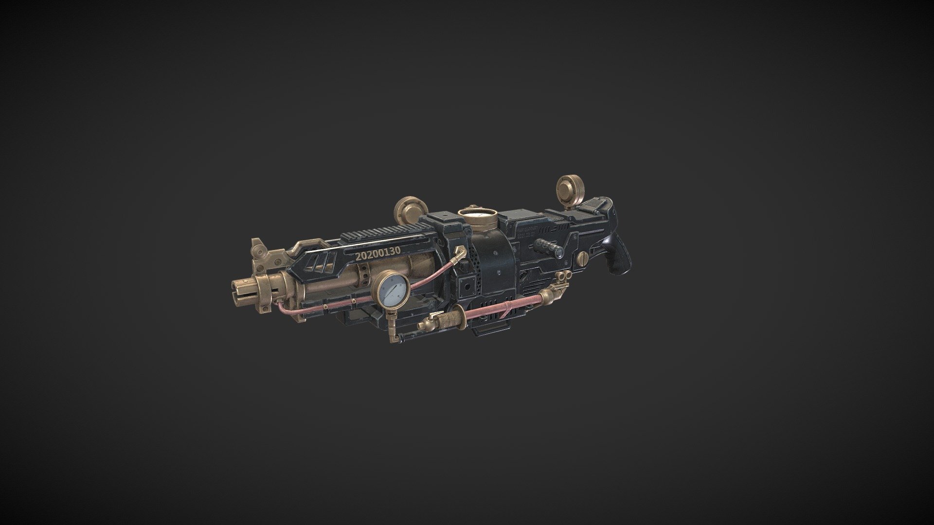 Cyberpunk Gun