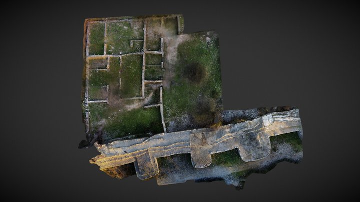 Ambrussum, via domitia, Lunel, France 3D Model