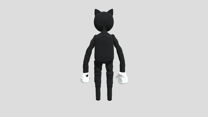 Cartoon Cat Trevor Henderson 3D Model