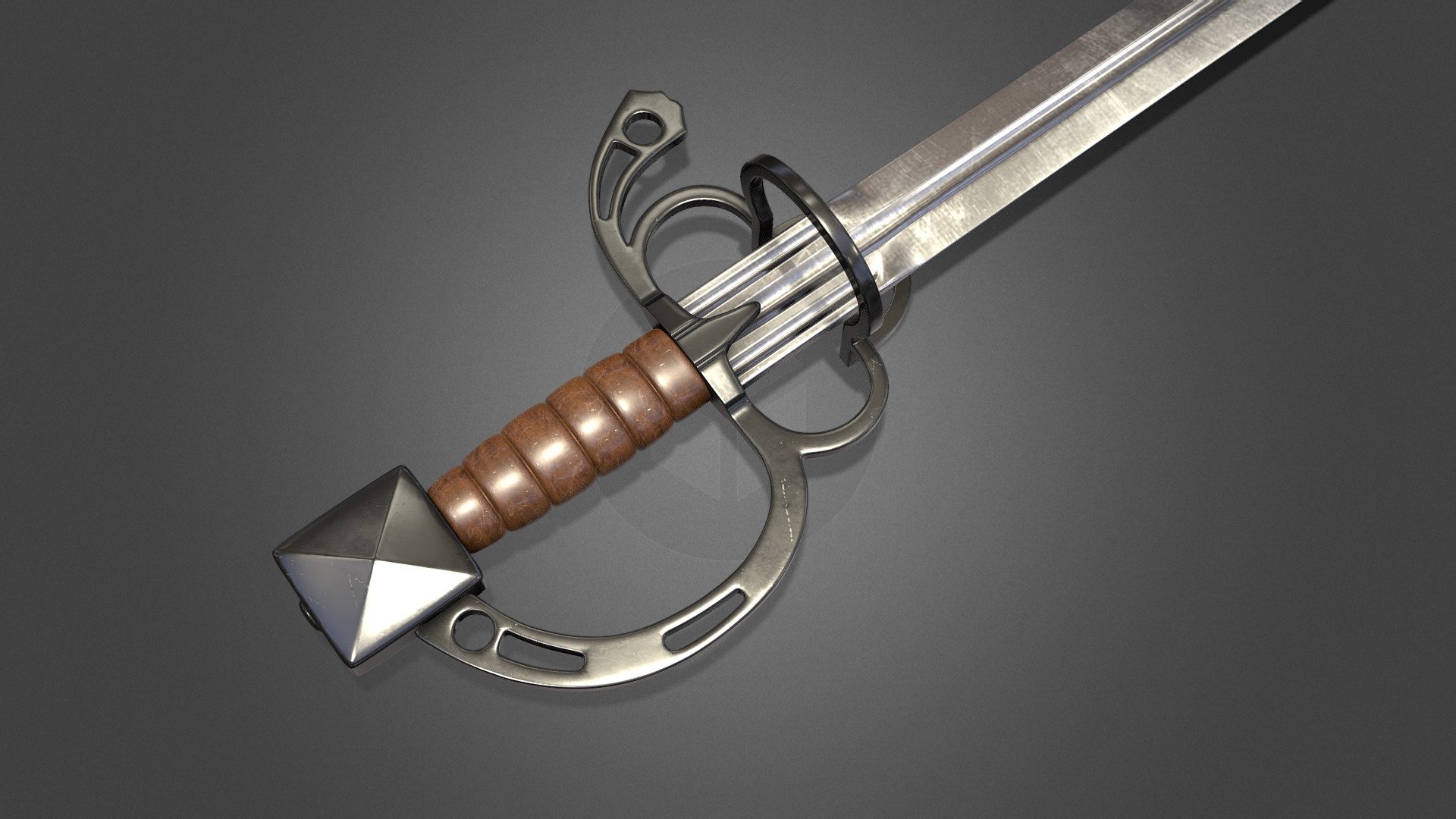 Venetian Infantry Sword New - Download Free 3D model by leeeck 