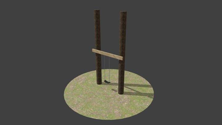 SWING BETWEEN TREES 3D Model