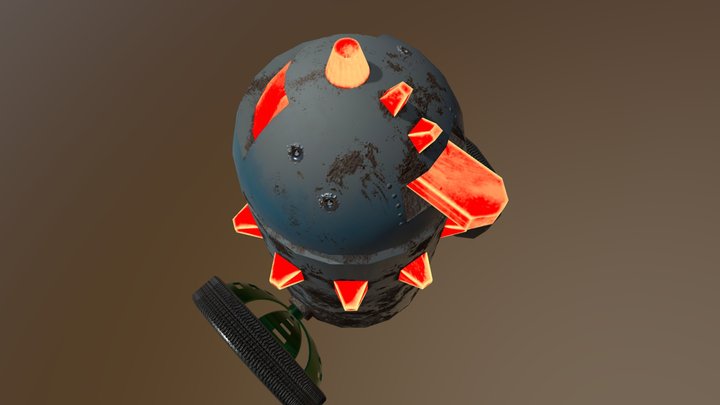 Robo Spike Bomb 3D Model