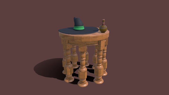 Witch Props Export 3D Model
