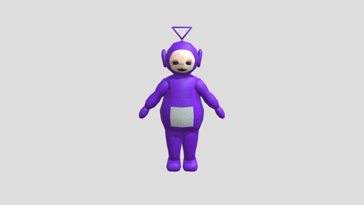 garrys mod teletubbies tinky winky 3D Model
