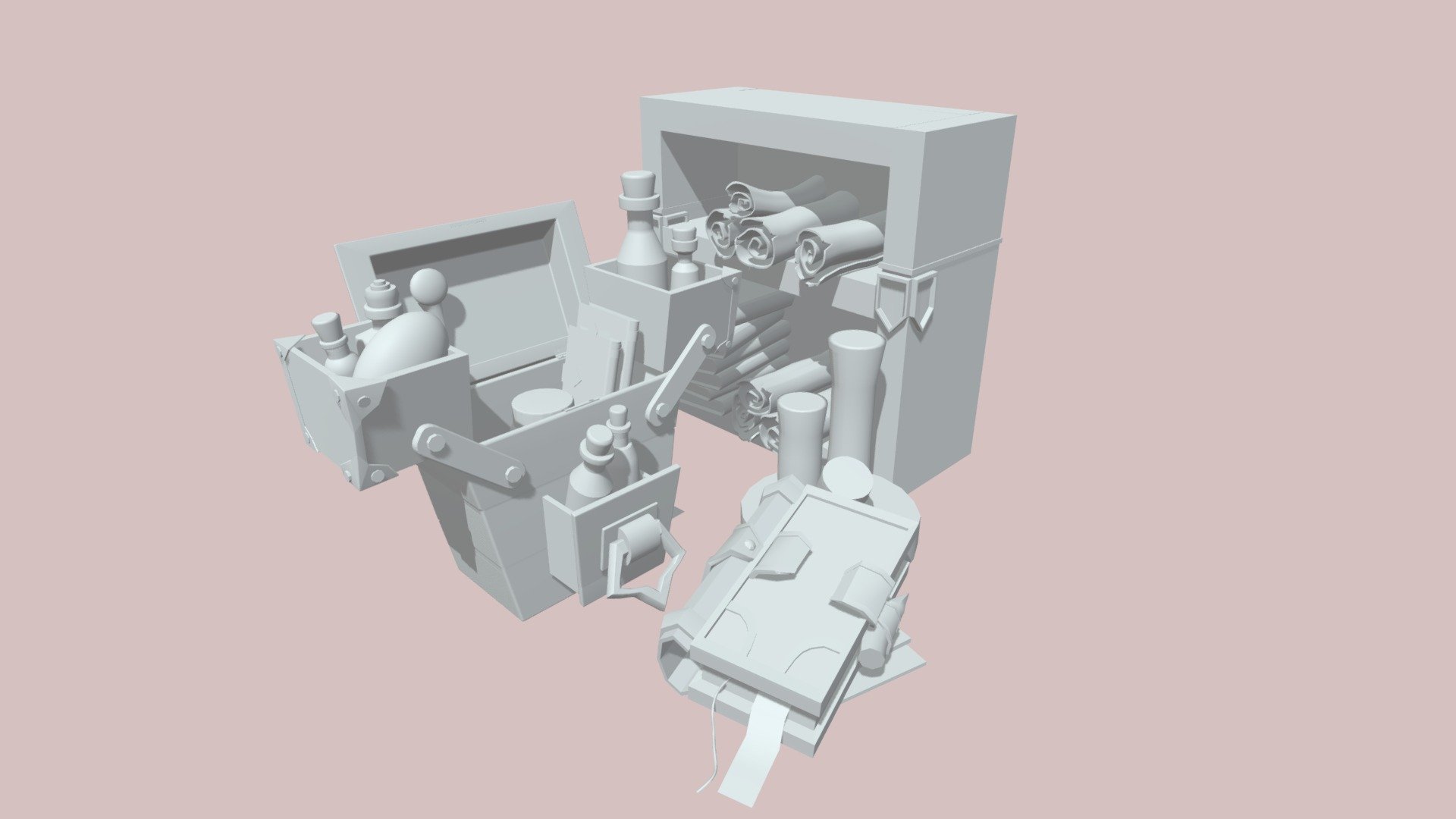 Witc_Box_2_3 - 3D model by maryjoiemendoza [7785b3f] - Sketchfab
