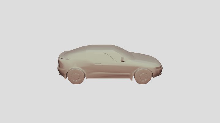 TOYOTA SERA scale1-65 lowpoly for 3D-printing