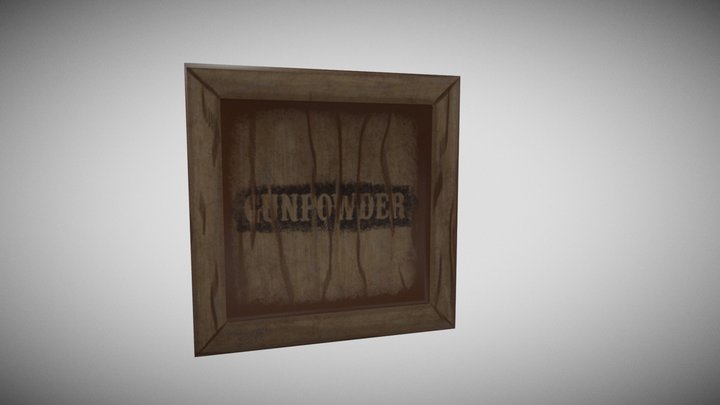 Gunpowder Crate 3D Model