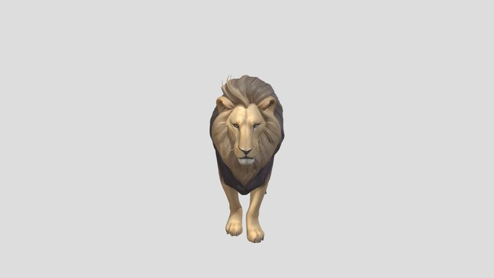 The Lion 3D Model