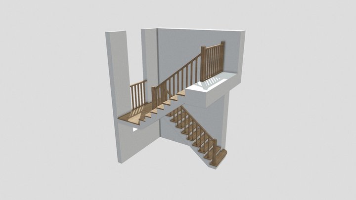 Лестница 3D Model