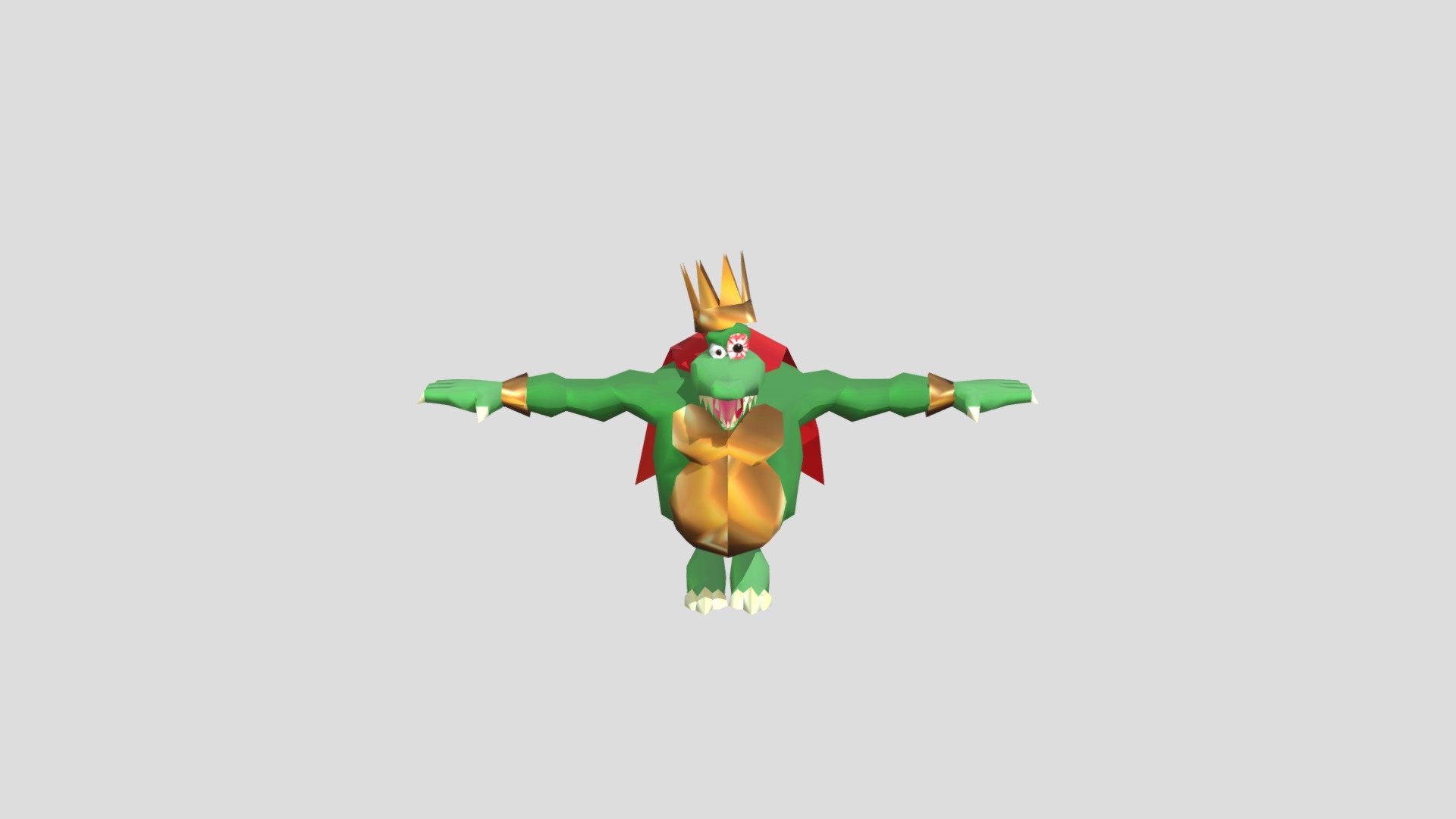 King K. Rool From N64 - Download Free 3D model by Fandroid and melody ...