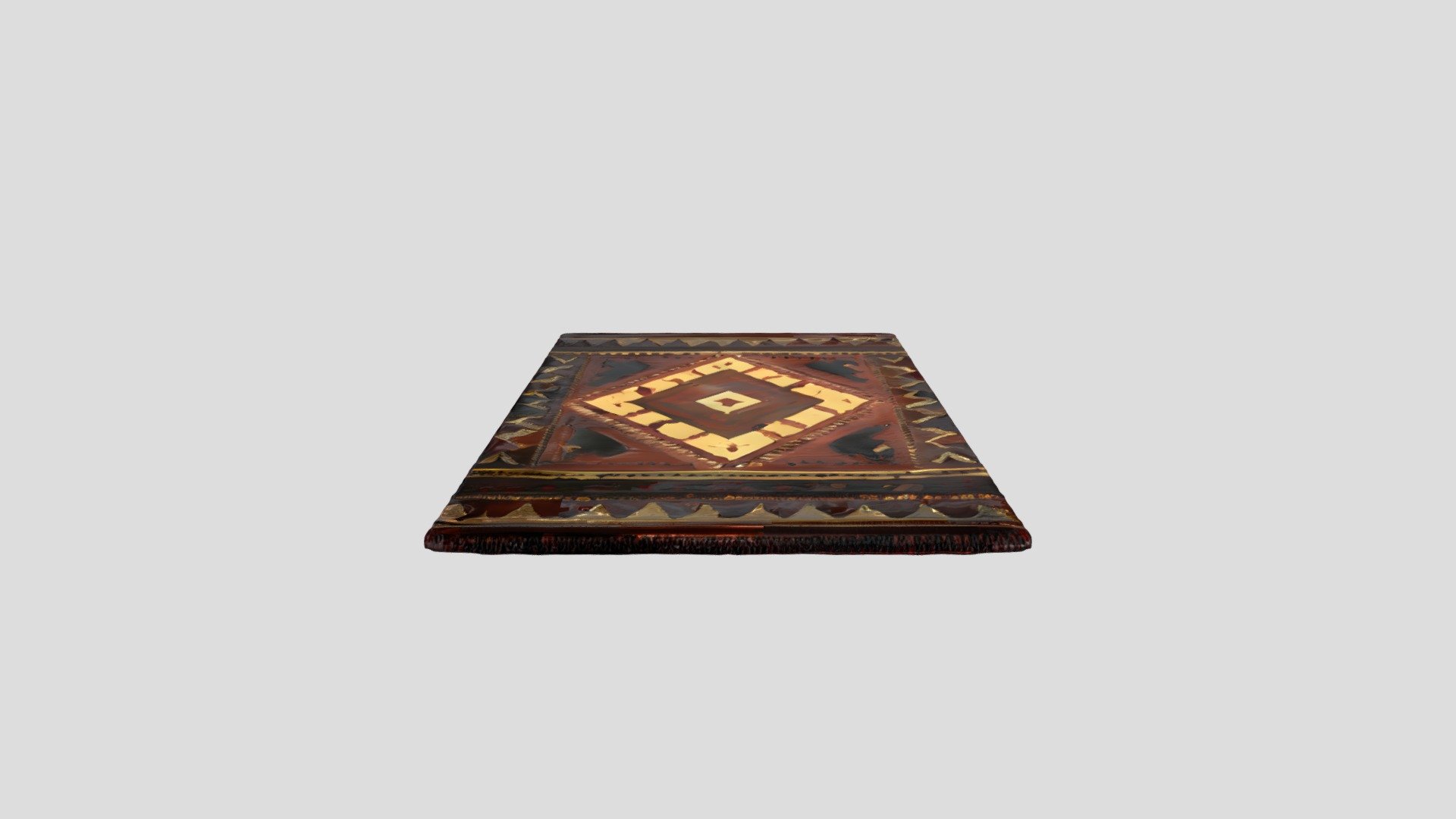 decorative patterned rug - Download Free 3D model by Kemetxx [7788d8a ...