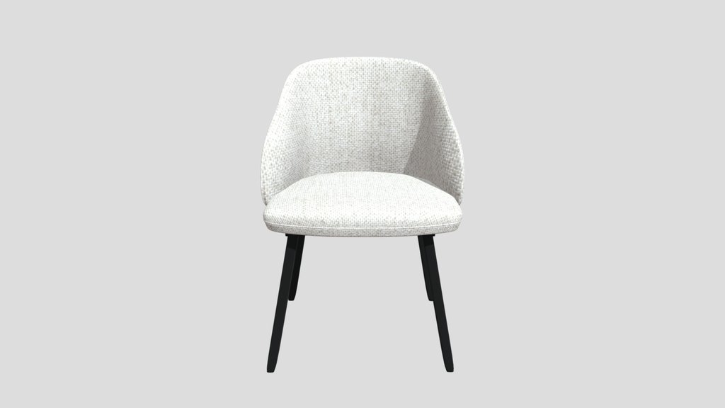Modern White Minimal Chair