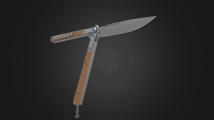 Coursework_Balisong_knife_draft 3D Model