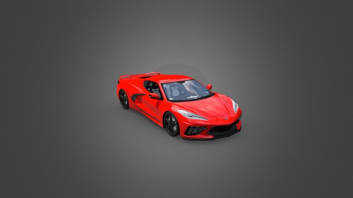 Corvette C8 Stingray Coupe 2020 3D Model
