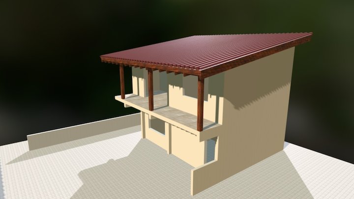 Casa Sobrado 3D Model