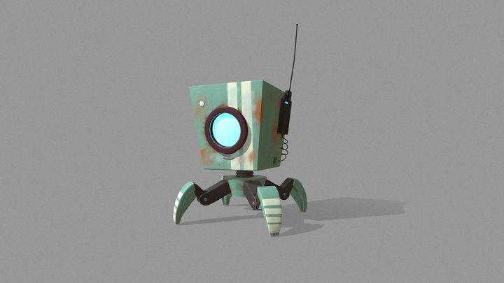 Robot (original concept by Yana Blyzniuk) 3D Model