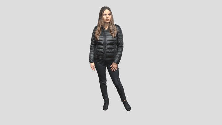 Black Puffer Portrait – Modello 3D gratuito STL