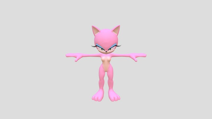tara the cat WIP 3D Model