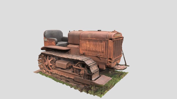McCormick Deering T20 Crawler 3D Model