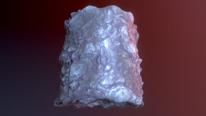 Stylized Shale Rock 3D Model