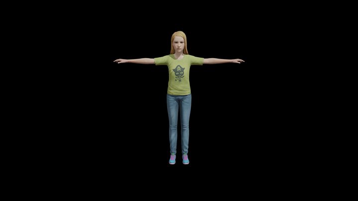 Life is Strange - Chloe Price Young 3D Model