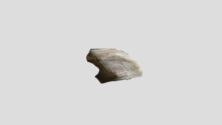 Fishbourne Roman Palace Reverse Mosaic 3D Model