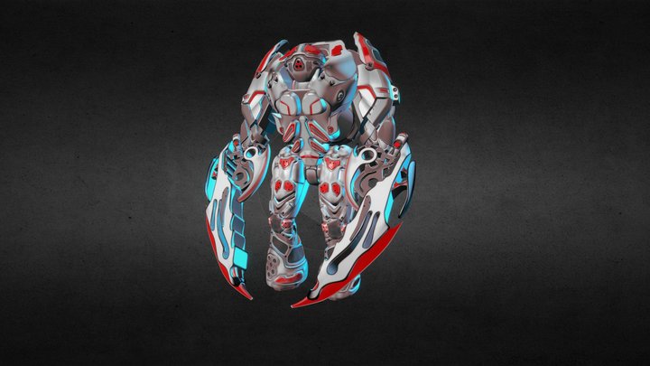 Mauler Robot 3D Model