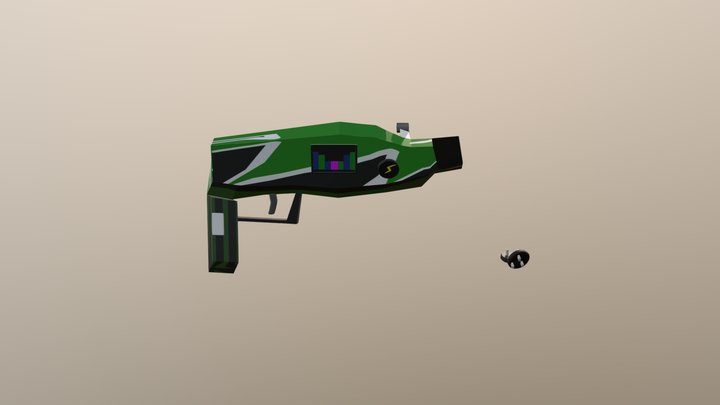 Gun For Project 2 3D Model