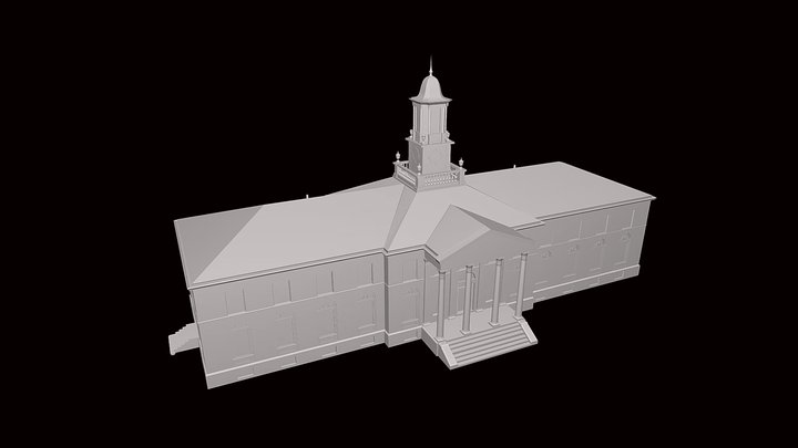 Newtown Hall 3D Model