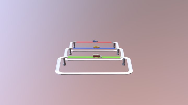 Torre de carros 3D Model