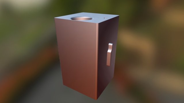 Papelera 3D 3D Model