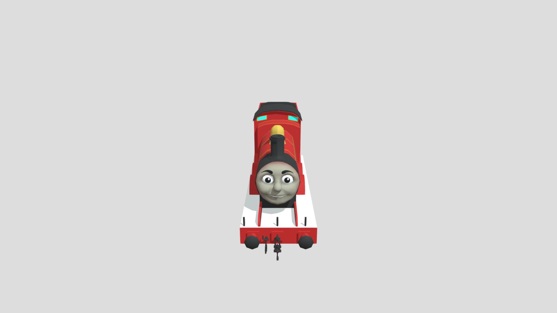 Free download  MMD James the Red Engine (DL) transparent