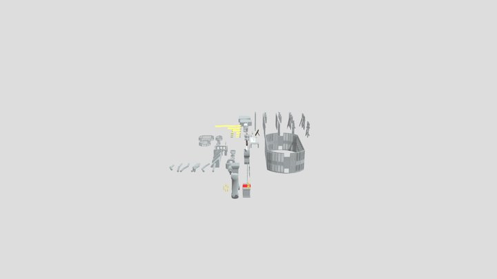 40k Environment Assets - 1 3D Model